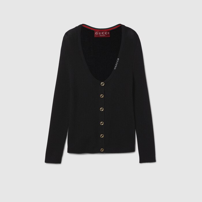Theory Textured Cotton Rib Fitted V-Neck Cardigan | Neiman