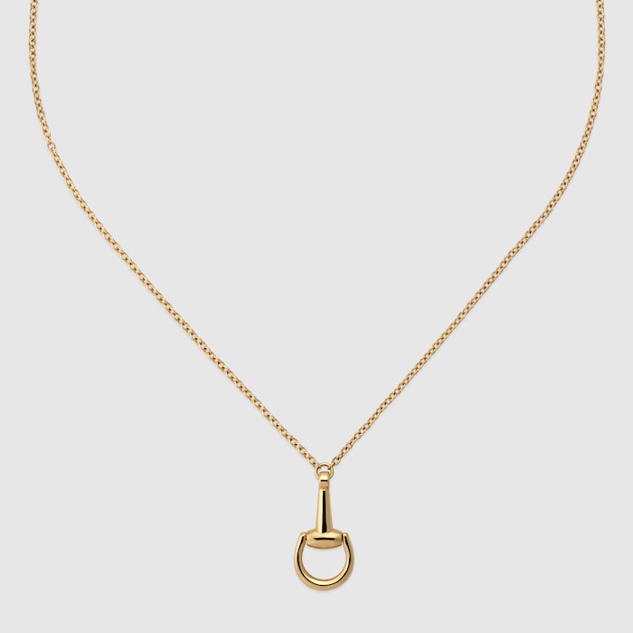 ホースビット〕18K チェーン ネックレス ・18K イエローゴールド