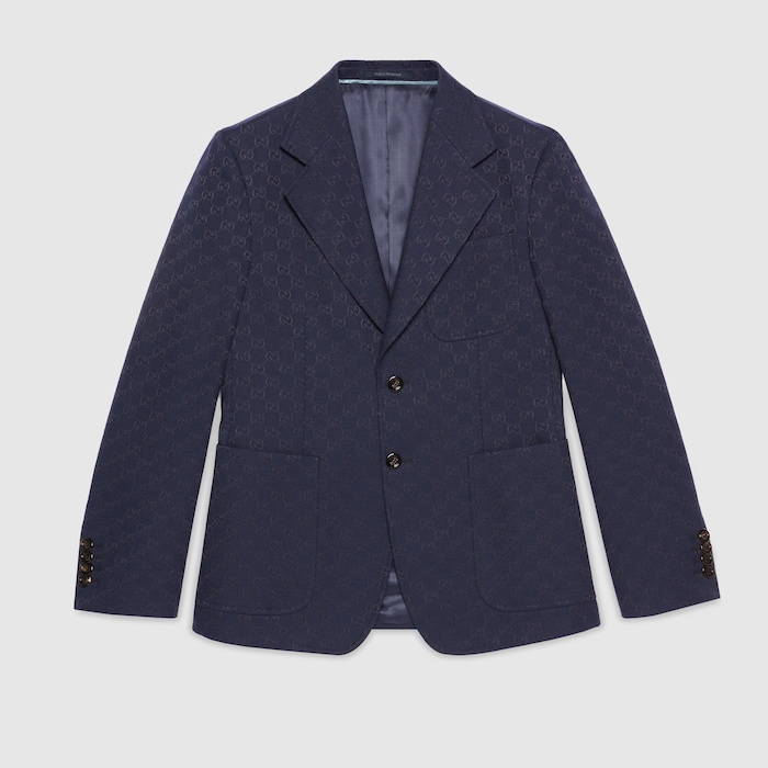 GUCCI テーラードジャケット　ベロア　23AW デザインチーム期 さらりと羽織りたい、グッチの新作ジャケット──2024年、春の