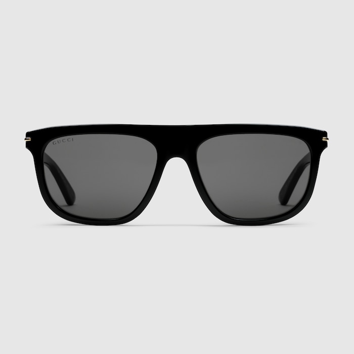 サングラス GUCCI Acetate sunglasses Cat eye acetate sunglasses in black acetate | GUCCI® CA