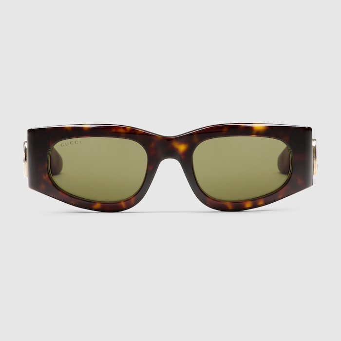 サングラス GUCCI HAVANA AND BROWN TORTOISESHELL ACETATE SUNGLASSES Cat-eye frame sunglasses in havana tortoiseshell | GUCCI® US
