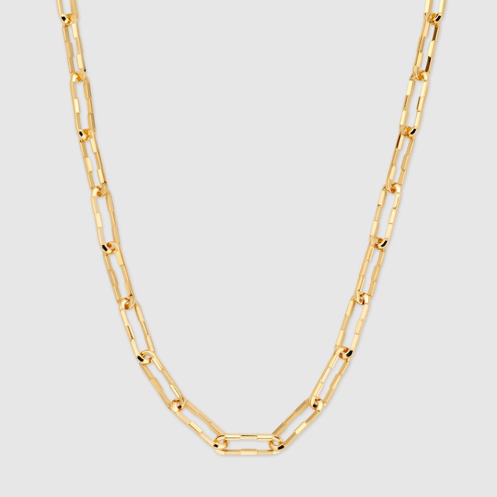 アクセサリー GUCCI Link To Love Gucci Link to Love wide chain necklace in 18k yellow gold | GUCCI® US