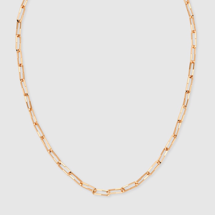 Gucci ゴールドロゴキーチェーンネックレス 楽天市場】GUCCI グッチ K18YG G ロゴ リンク スクエア チェーン