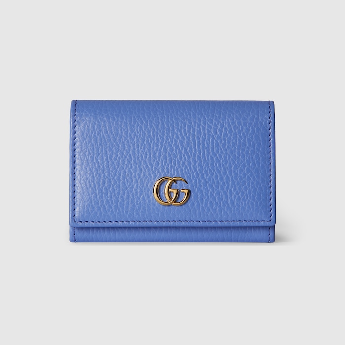 期間限定値下げGUCCI 水色 ケース 日本限定 ダブルG バイカラー カードケース ・ライトパープル