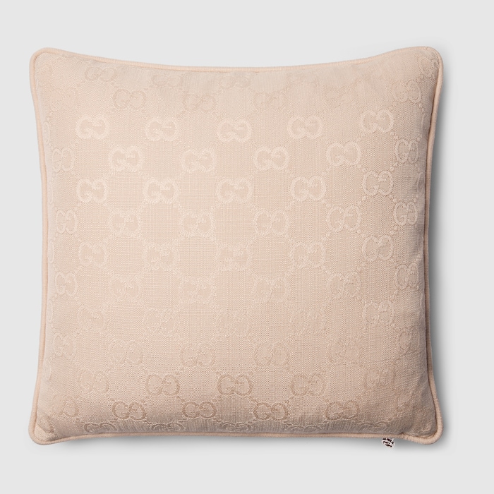 Gucci クッション GG viscose cushion in ivory | GUCCI® US