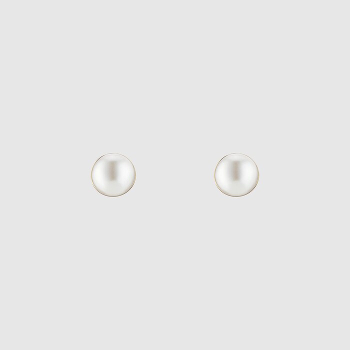 高い信頼 厚い信頼 Small stud gold-toned light in pearl half with earrings 絵画/タペストリー