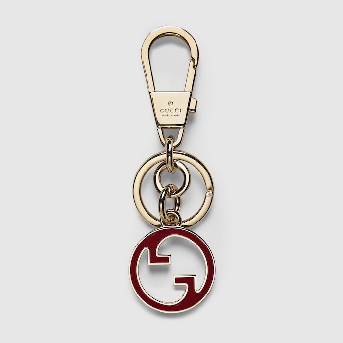 Gucci Blondie keychain in light gold-toned metal | GUCCI® US Gucci Blondie keychain in light gold-toned metal | GUCCI® US