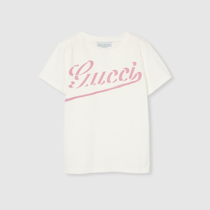 GUCCI クロップドTシャツスパンコール付き GUCCI - GUCCI スパンコール ロゴ Tシャツの通販 by あいり's