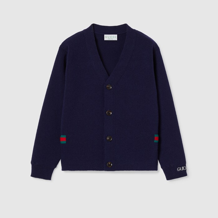 GUCCIチルドレンズ　スウェットカーディガン 807359_XKEHP_4735_001_100_0000