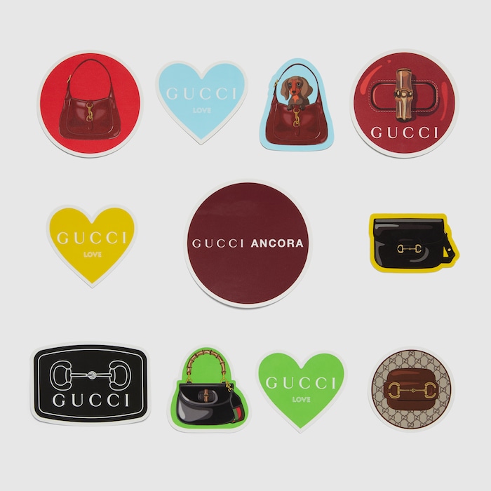 GUCCI HANDBAGS ラゲージステッカー ・マルチカラー | GUCCI公式