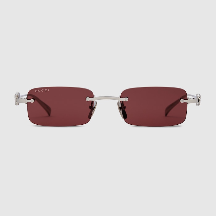 GUCCI linestone rimless sunglasses サングラス GUCCI linestone rimless sunglasses サングラス - メルカリ