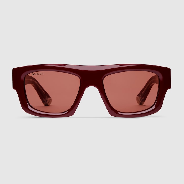 Gucci ワインレッド サングラス GUCCI - グッチ サングラス ボルドー インターロッキングG