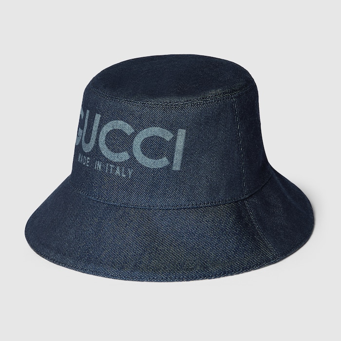 【関税&送料込】Gucci Gg Denim Bucket Hat GUCCI Bucket hat in denim GG | TheDoubleF