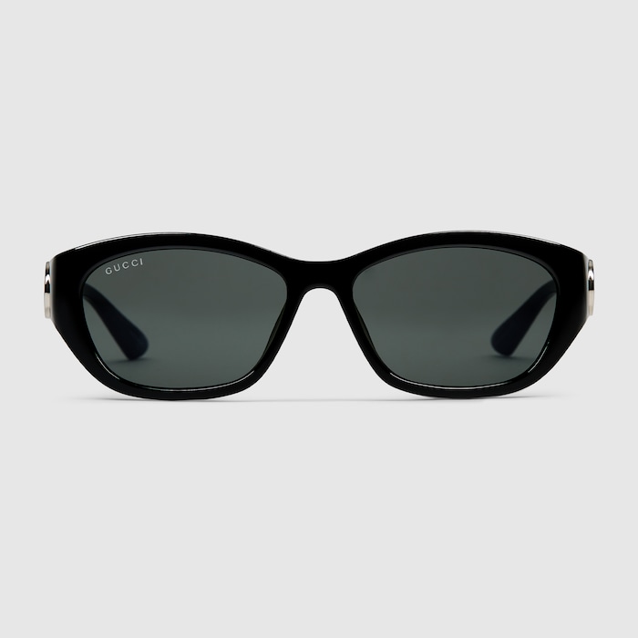 その他 GUCCI Low nose bridge fit rectangular sunglasses in black | GUCCI® SG