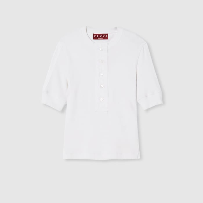 ★GLOWNY★ G CLASSIC RIB TEE WHITE GY23CLBTS001WH G CLASSIC RIB TEE (WHITE) - GLOWNY