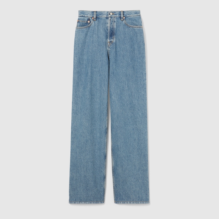 AMBIDEX Store ○11ozデニム テーパードパンツ(S アオ): yuni