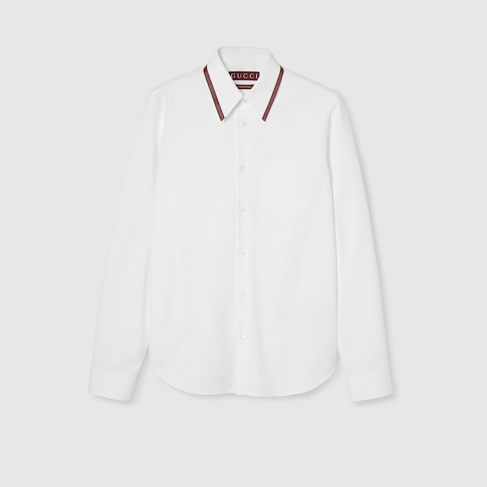 GUCCI ストライプ コットン ペット Tシャツ Mサイズ 814560_Z7AVS_9000_001_100_0000