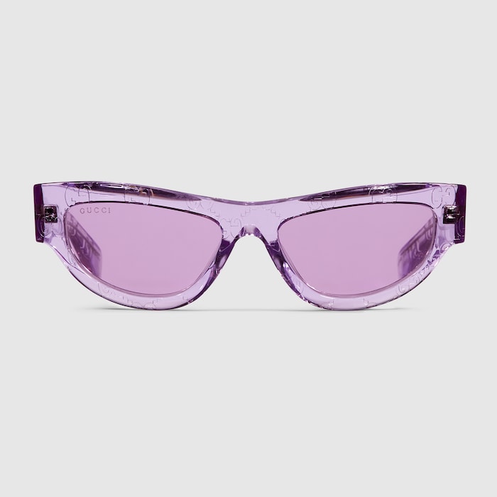 Gucci★素敵！Blue Violet Acetate Sunglasses Interlocking G Gucci Blue Violet Acetate Sunglasses Interlocking G GG 3641