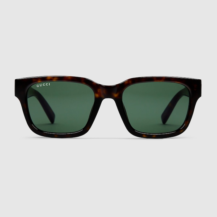 スクエア サングラス(低めのノーズブリッジ フィット) ・ダーク スクエア サングラス(低めのノーズブリッジ フィット) ・ダーク