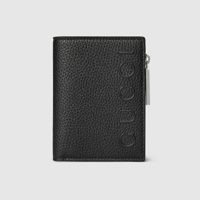 ロゴ コインウォレット ・ブラック レザー | GUCCI公式