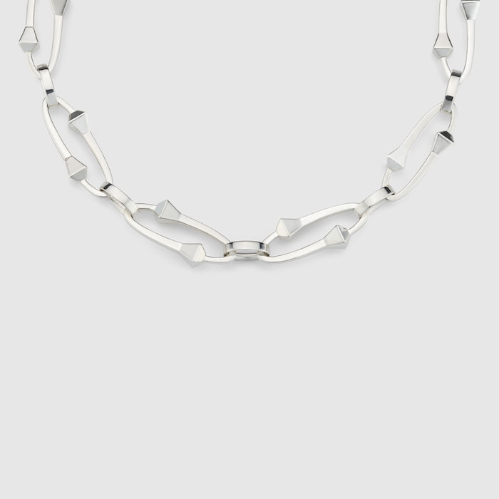 chii* Chiodo intertwined necklace in 925 sterling silver | GUCCI® US