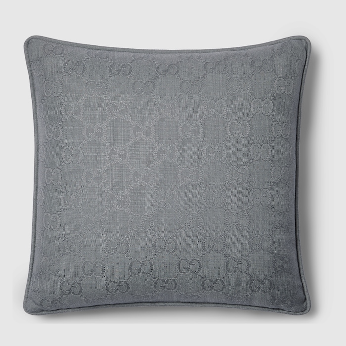 GG cushion in grey | GUCCI® US