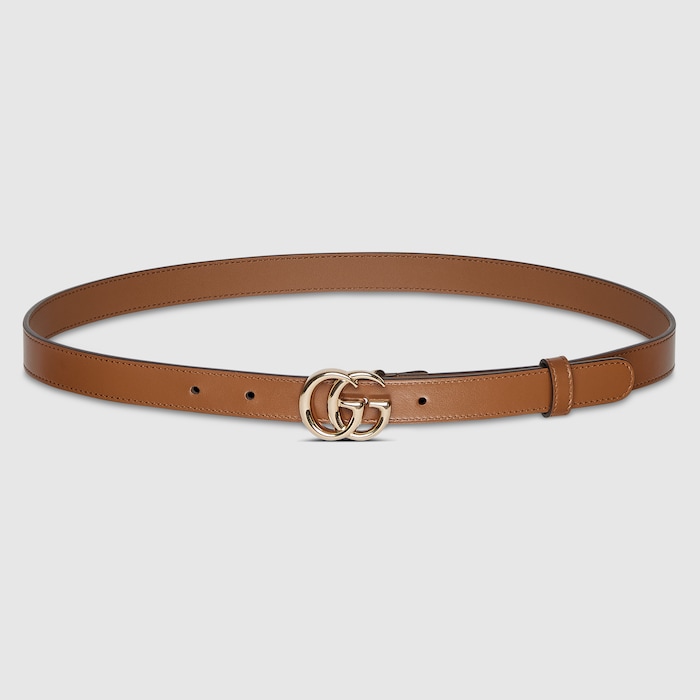 Gucci Women’s Belt GG MARMONT THIN LEATHER BELT WITH SHINY BUCKLE Gucci GG MARMONT THIN LEATHER BELT WITH SHINY BUCKLE | eBay main image 4