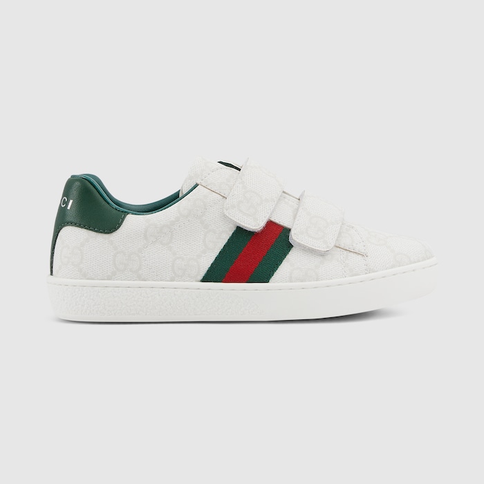 Children's Ace sneaker in white GG Supreme canvas | GUCCI® US