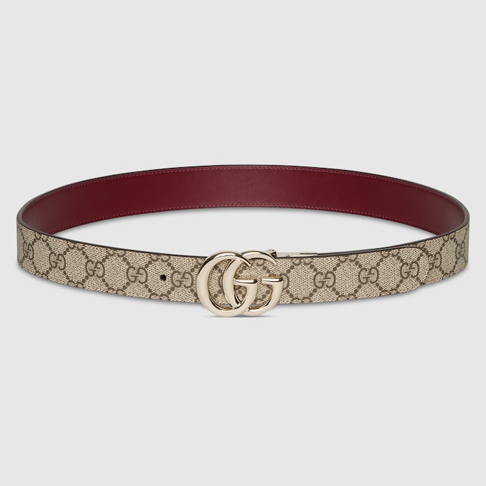 GUCCI ダブルGロゴ ベルト 95cm レッド - メルカリ