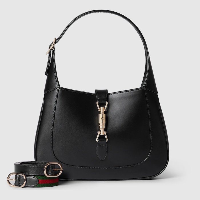 Bolso Gucci Jackie 1961 tamaño mediano en piel negra | GUCCI® ES