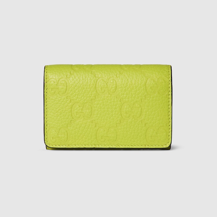 グッチ インプリント〕日本限定 二つ折りカードケース