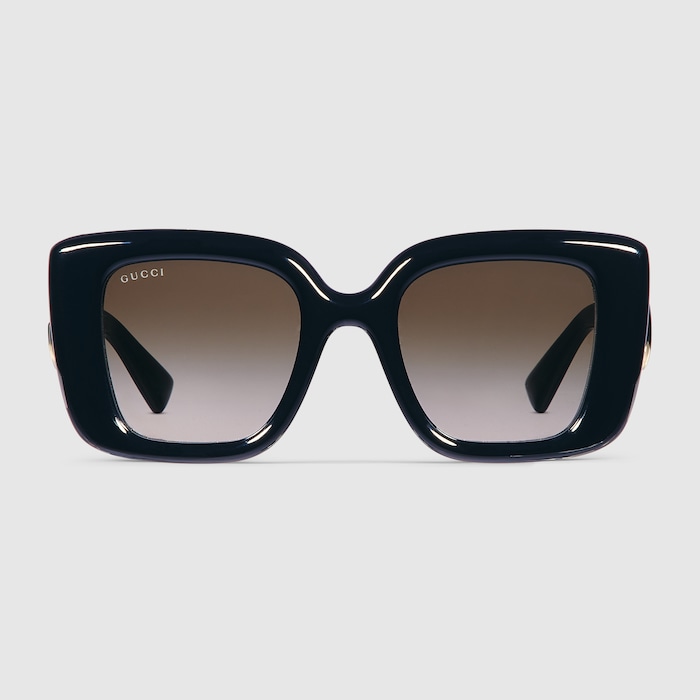 Butterfly frame sunglasses in black | GUCCI® US