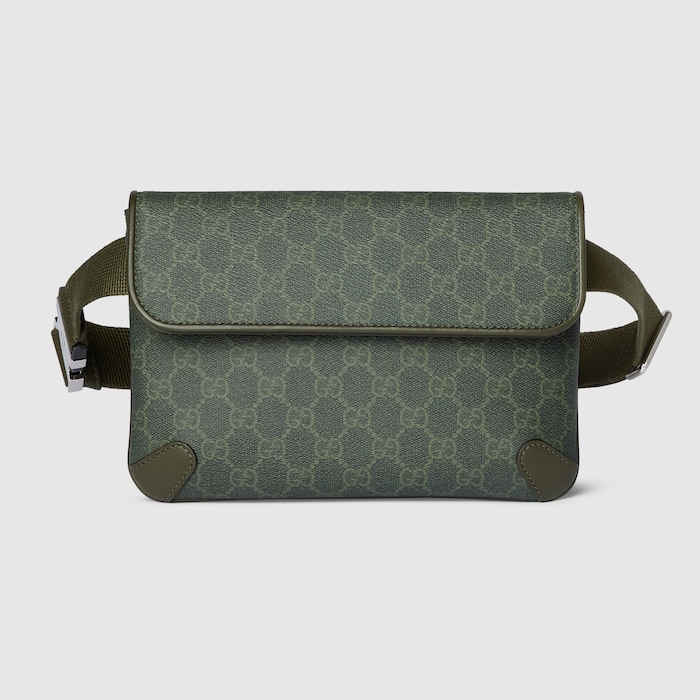 【新品】グッチ 792091 FADJA ショルダーバッグ GG Monogram small belt bag in forest green GG fabric | GUCCI® US