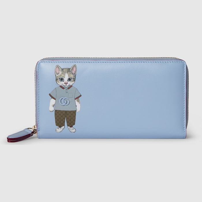 極美品！ GUCCI ジャッキー ヒグチユウコ 銀座並木店限定 折財布 ミニ財布 日本限定 ヒグチユウコ ジップアラウンドウォレット ・ライト