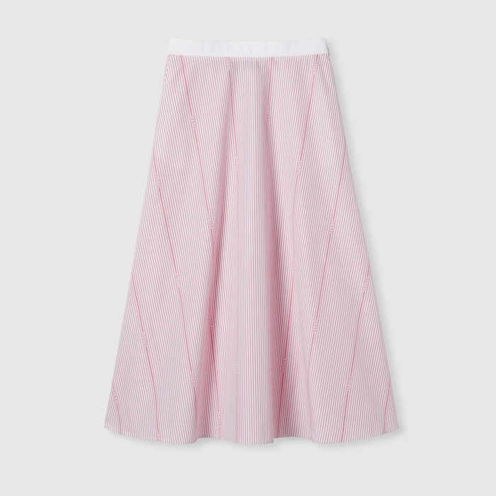 【GUCCI】コットン ツイード スカート Cotton tweed skirt in off-white | GUCCI® US