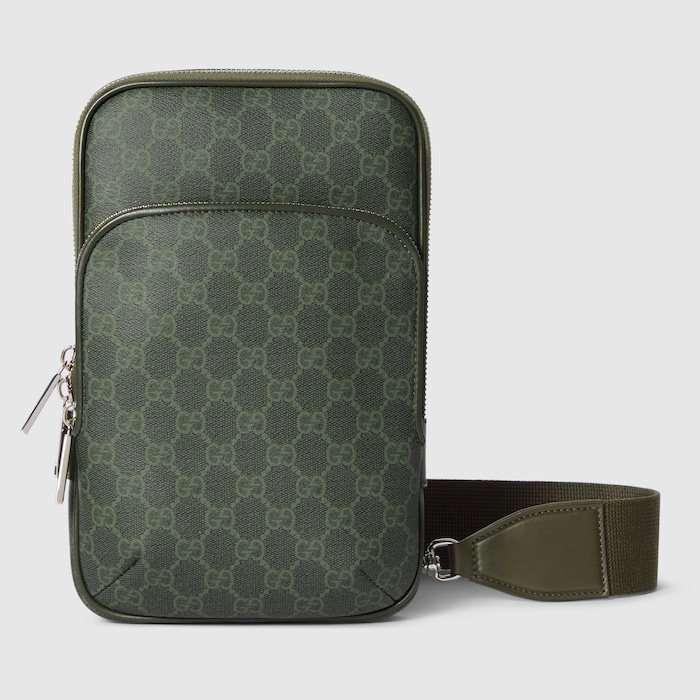 バッグ GUCCI WMNS) Gucci Canvas Chains Shoulderbag Mini 'Khaki' 481291-K9GXT-8694