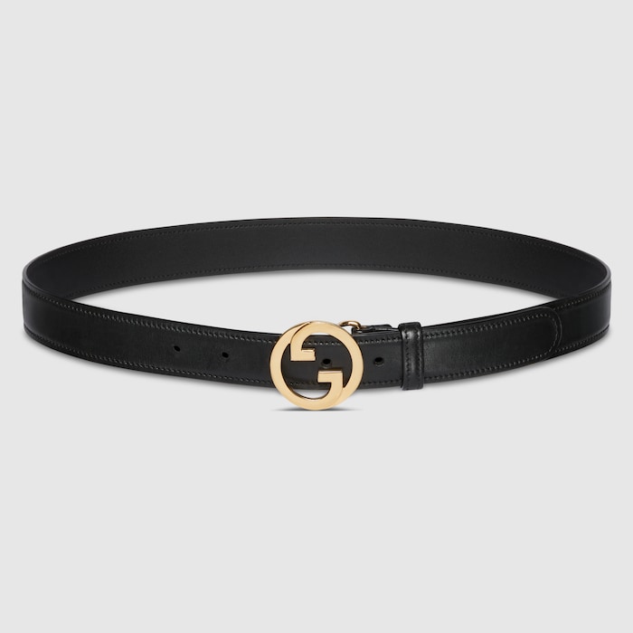 ベルト GUCCI Black Leather Gucci Blondie Belt Gucci Blondie belt in black leather | GUCCI® CA