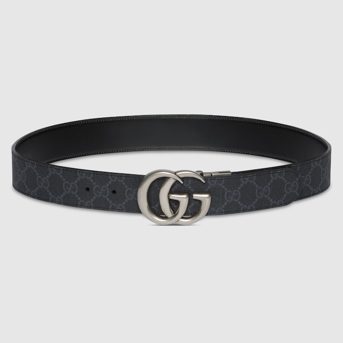 ベルト Gucci Cintura Reversibile Gg Marmont Cintura reversibile GG Marmont in GG Supreme nero | GUCCI® IT