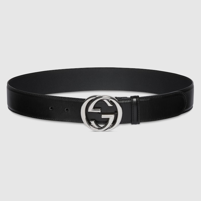 GUCCI 52808インターロッキングGレザー　ゴールド表記サイズ70/28 GUCCI 52808インターロッキングGレザーゴールド表記サイズ70/28