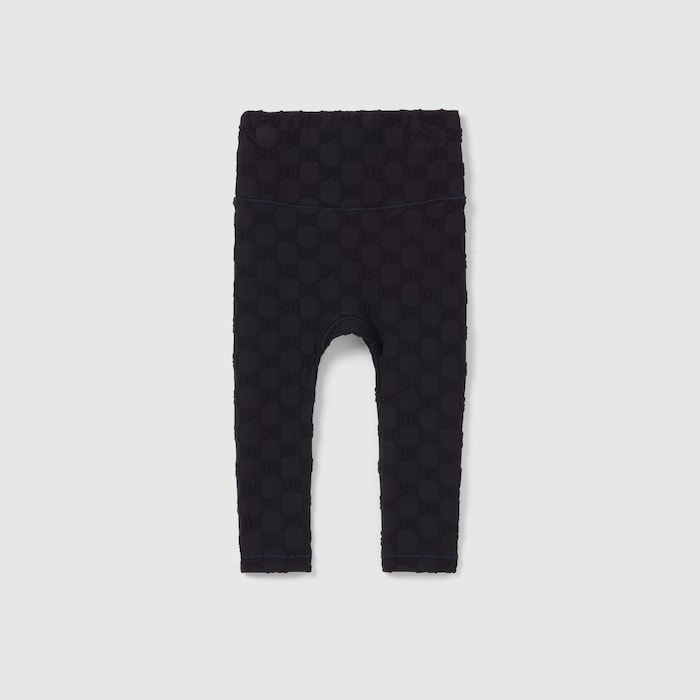 Baby GG jersey leggings in dark blue | GUCCI® US