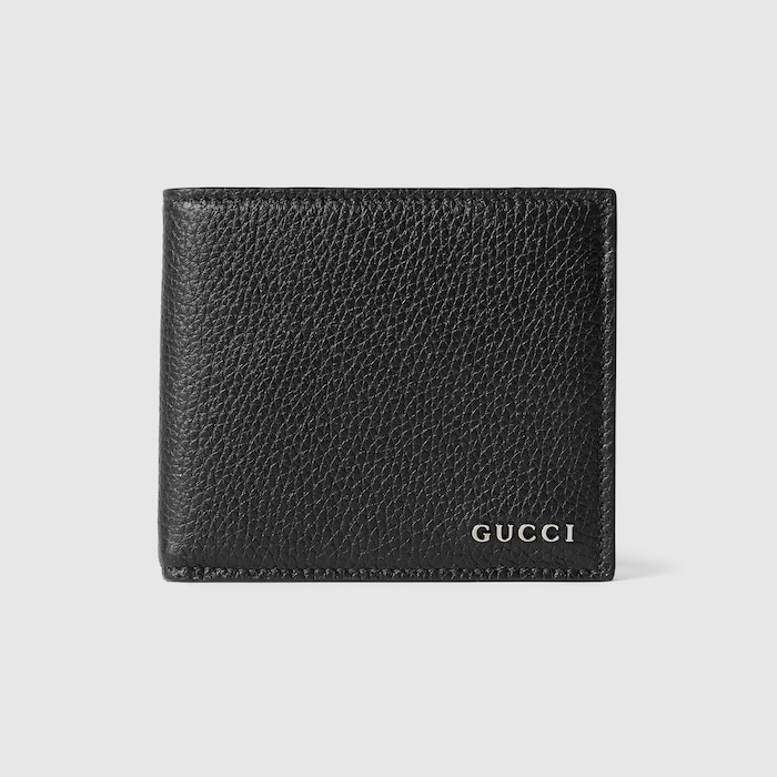 Gucci ブラック ハンドバッグ財布付き グッチ バンブー付き ダブルG ミディアム ウォレットブラック レザー