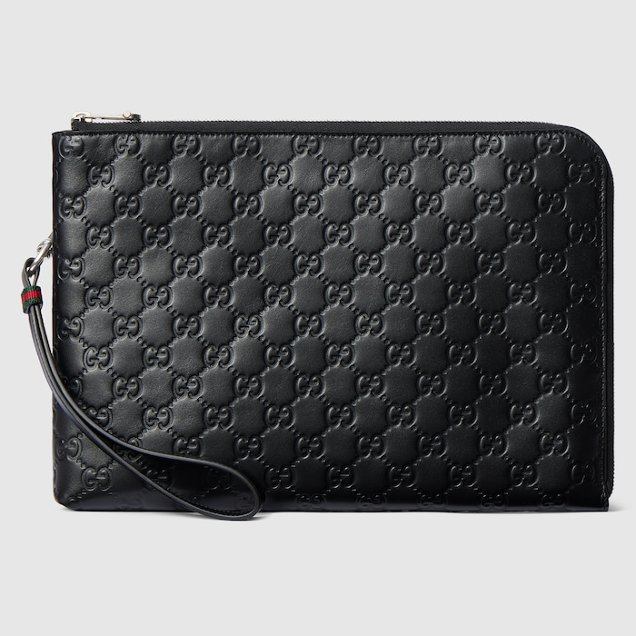 Gucci GGロゴ付きレザーケース 850223_AAFOK_1053_001_068_0000