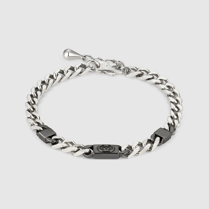 Gucci Interlocking chain bracelet in 925 sterling silver | GUCCI® US