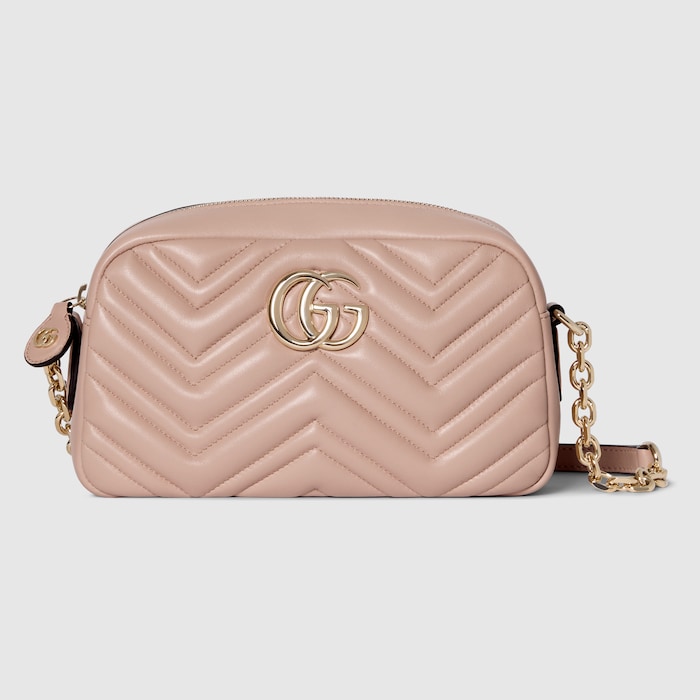 Gucci mini bag Pink ❤️Novelty item..❤️ Gucci GG Matelassé Mini Bag In Pink Leather 🩷 • Brandville is not