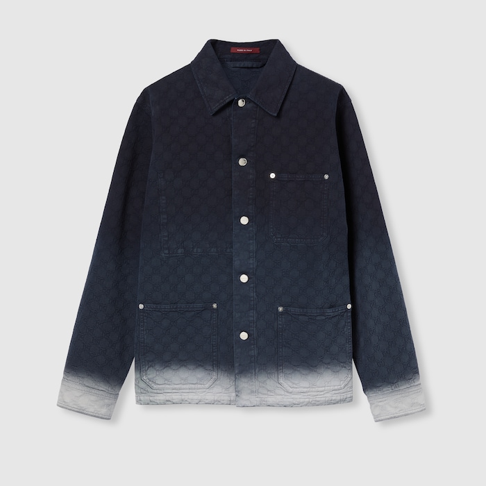 グッチ　デニムワンピース　シャリーライン　グラデーション GUCCI GUCCI（デニム ・ ひざ丈ワンピース）のフリマアイテム一覧