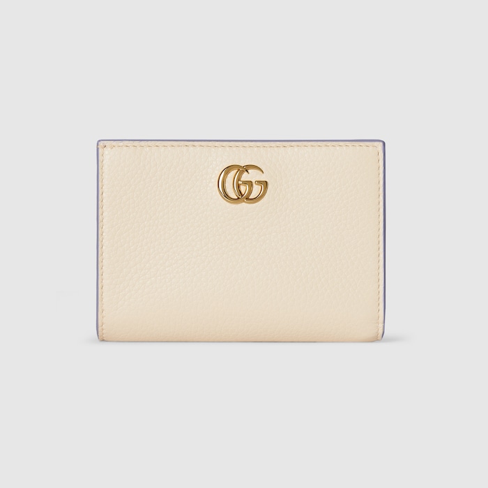 【新品未使用】GUCCI ダブルG バイカラー カードホルダー　ライラック 箱有 456126_CAO2G_5341_001_080_0000