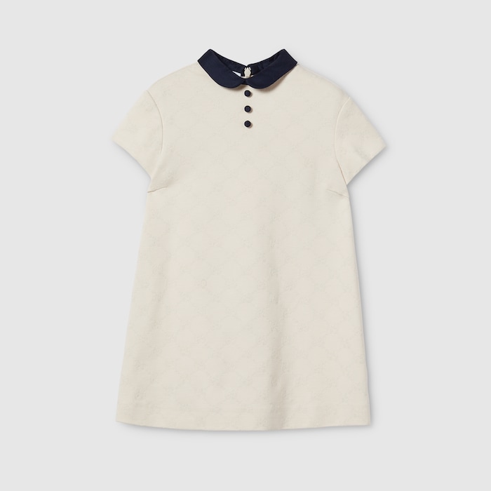 Children's jersey dress in ivory | GUCCI® US