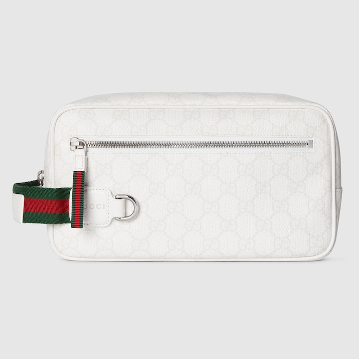 Medium GG toiletry case in white GG Supreme | GUCCI® US