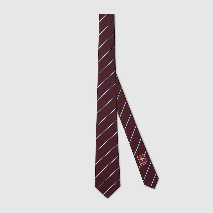 みかん GUCCI jacquard tie horsebit 853373_4E009_6168_001_100_0000