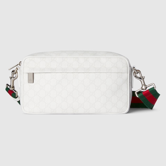 Medium GG crossbody bag in white GG Supreme | GUCCI® US